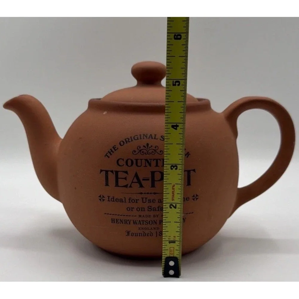 The Original Suffolk Country Tea Pot. Terracotta Henry Watson Pottery England.